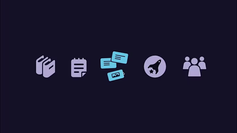 Cover image for UI icon animations for idorecall.com educational project