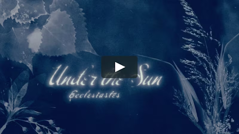 Cover image for Under the Sun - Ecclesiastes Sermon Series