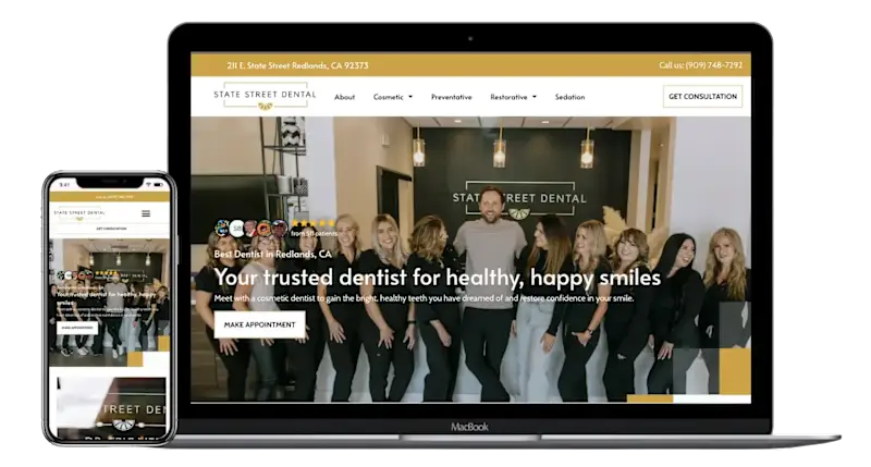 Cover image for State Street Dental - Web Design Case Study