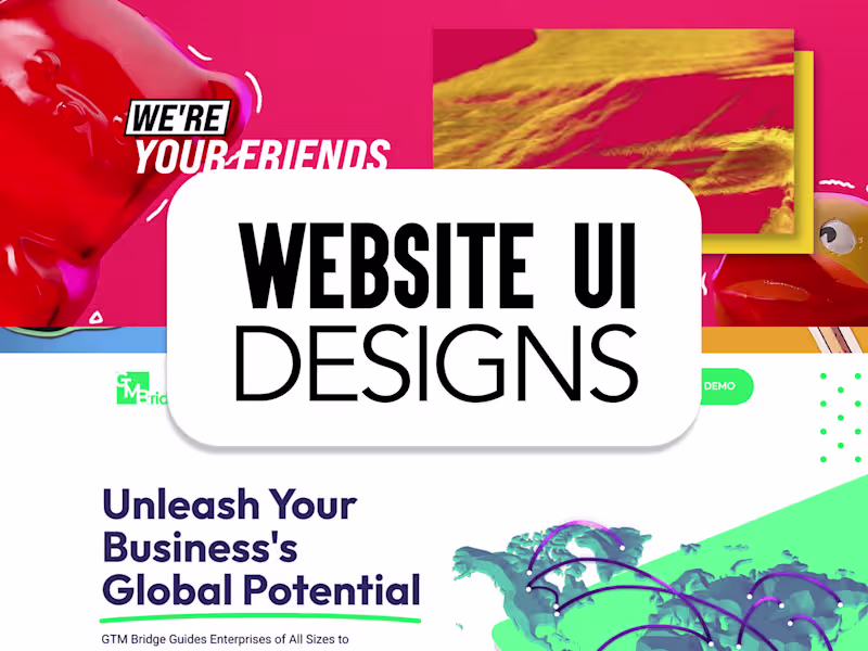 Cover image for Website UI Designing