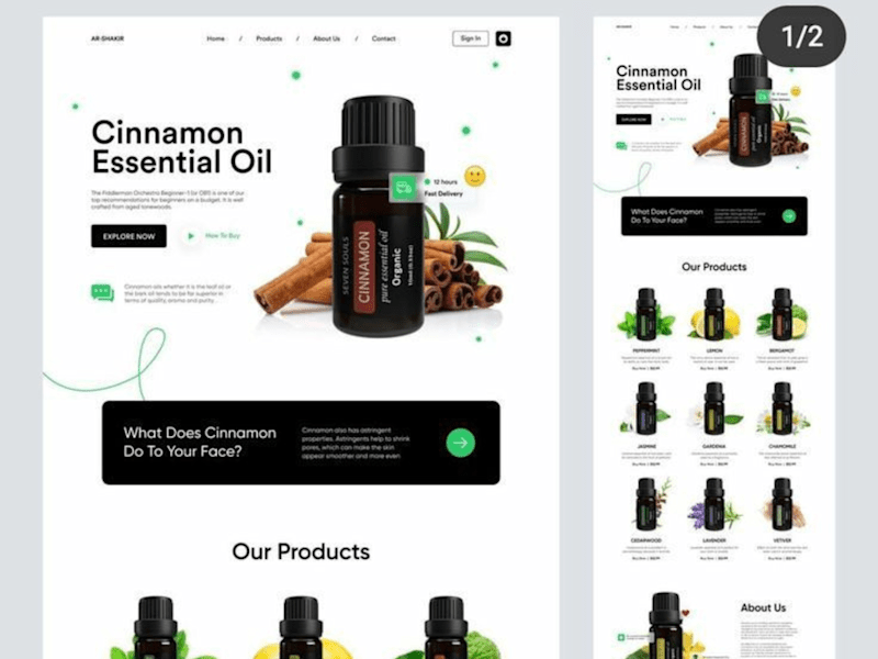 Cover image for Detailed Product Showcase & E-commerce Concept
