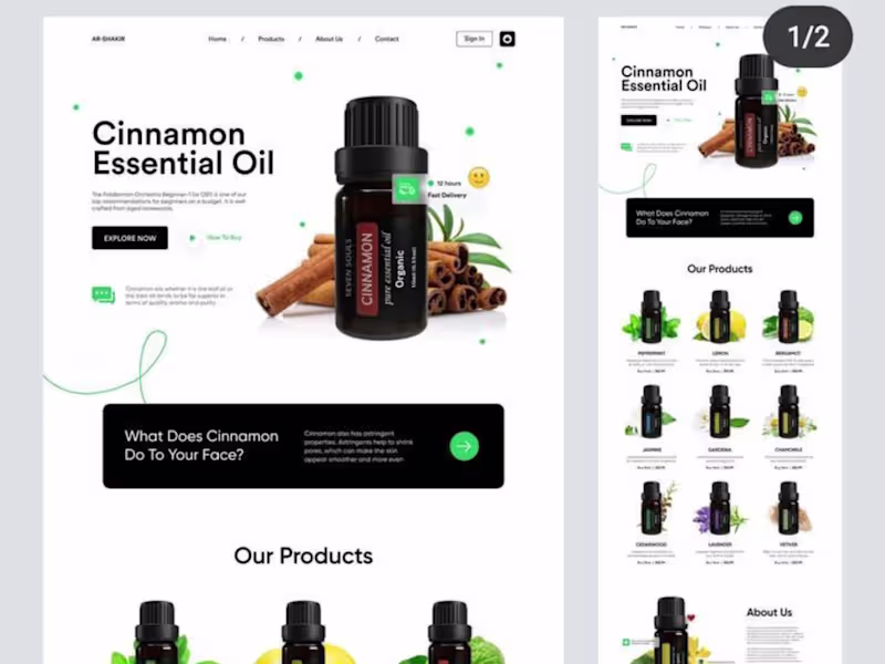 Cover image for Detailed Product Showcase & E-commerce Concept
