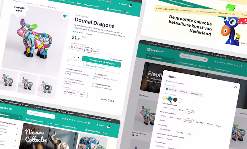 Cover image for Webshop design