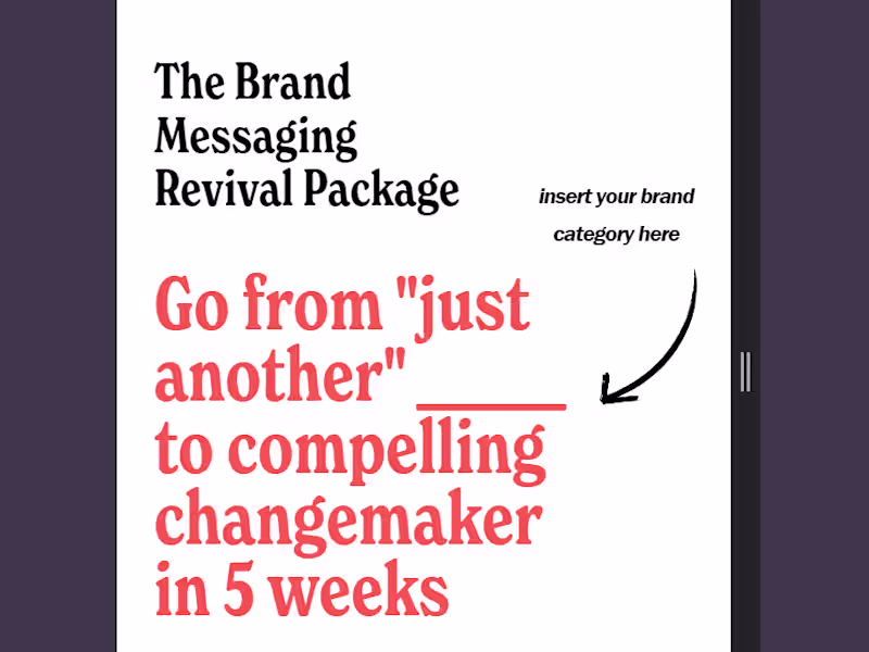 Cover image for Brand Voice Revival Package (Light Edition for Solopreneurs)