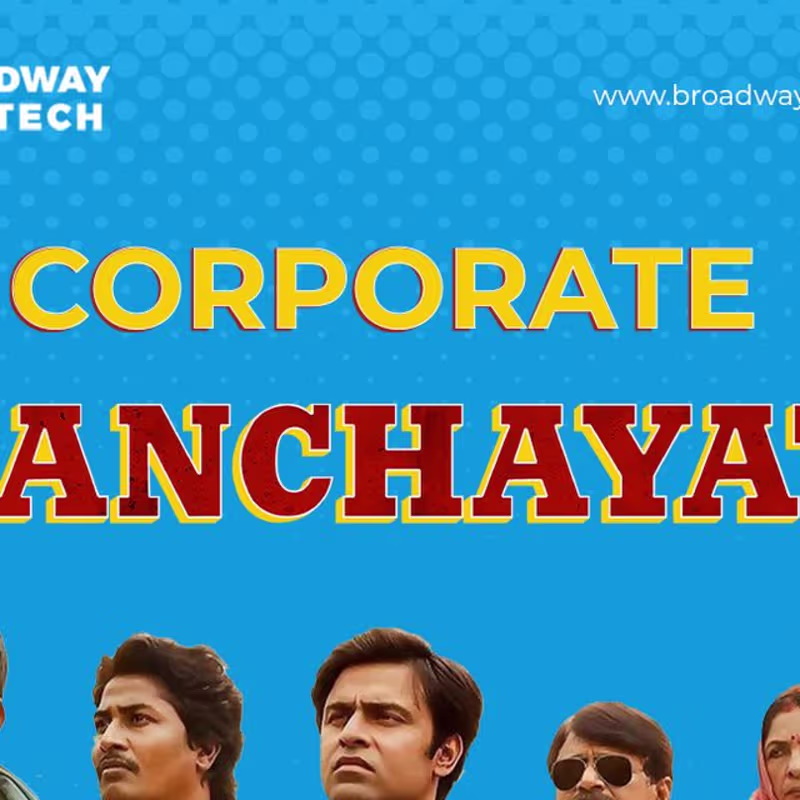 Cover image for Broadway Infotech India on Instagram: “When Panchayat meets the…