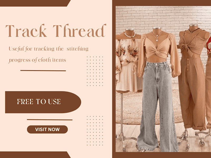 Cover image for Track thread- Useful for tailors and boutique shops