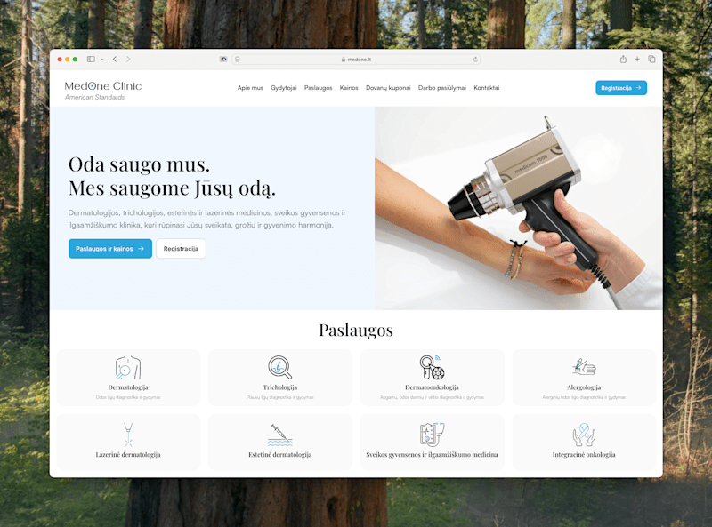Cover image for Framer website for a medical clinic