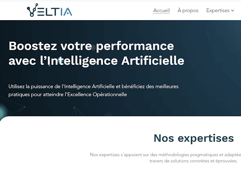 Cover image for AI & Operational Excellence Landing Page Design