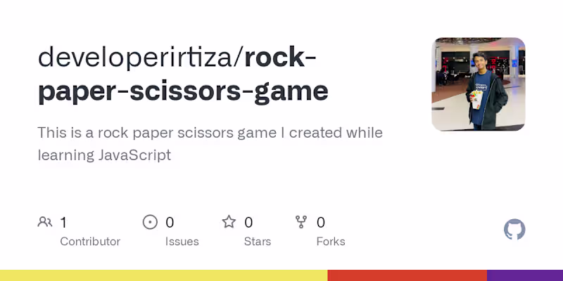 Cover image for Rock Paper Scissors Game Development