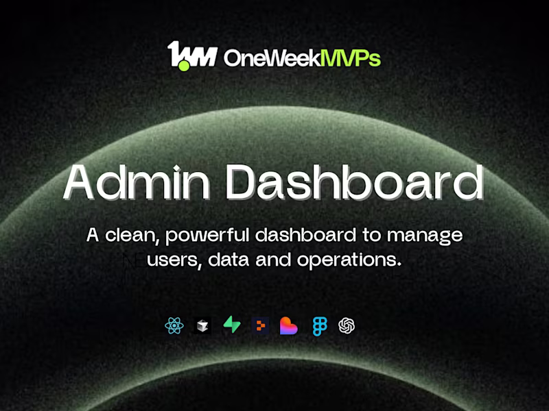 Cover image for Admin Dashboard Development • Internal Tools That Actually Work