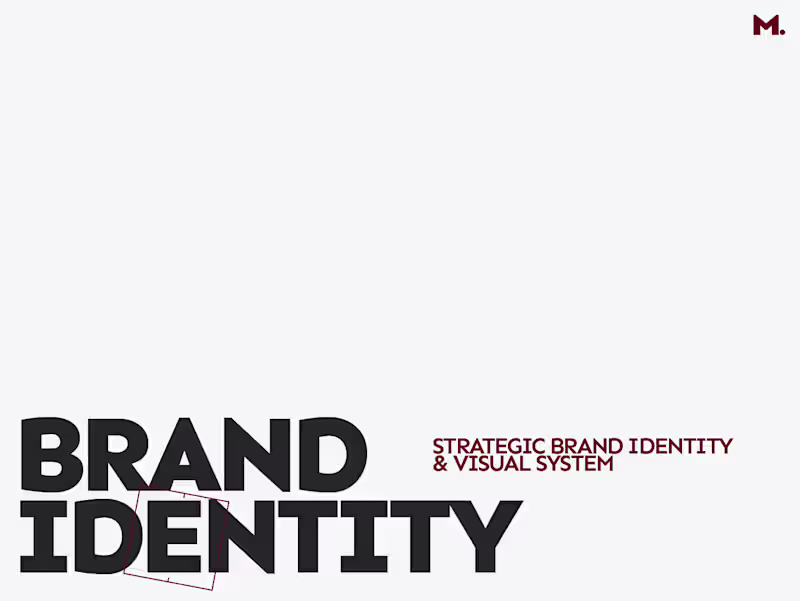 Cover image for Strategic Brand Identity & Visual System