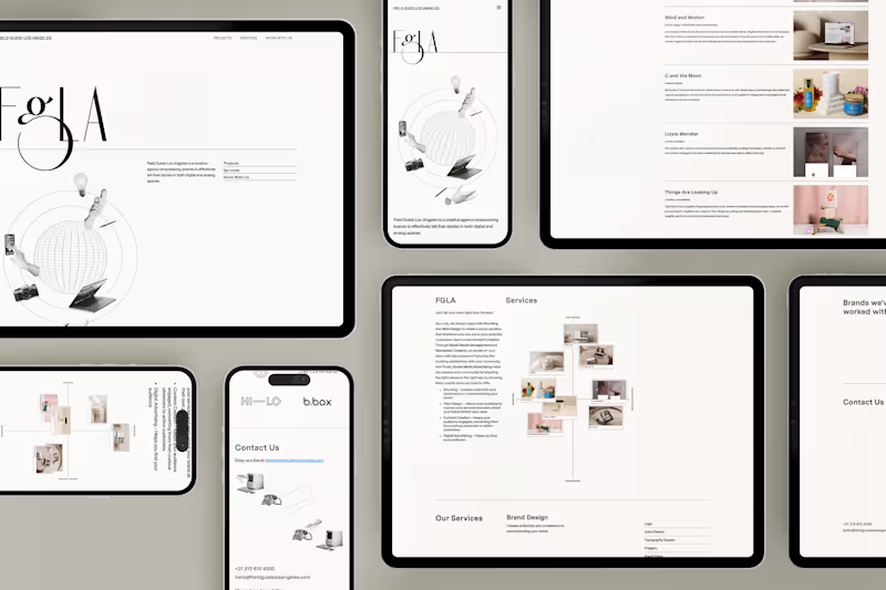 Cover image for Field Guide Los Angeles - UI/UX Design & Webflow Development