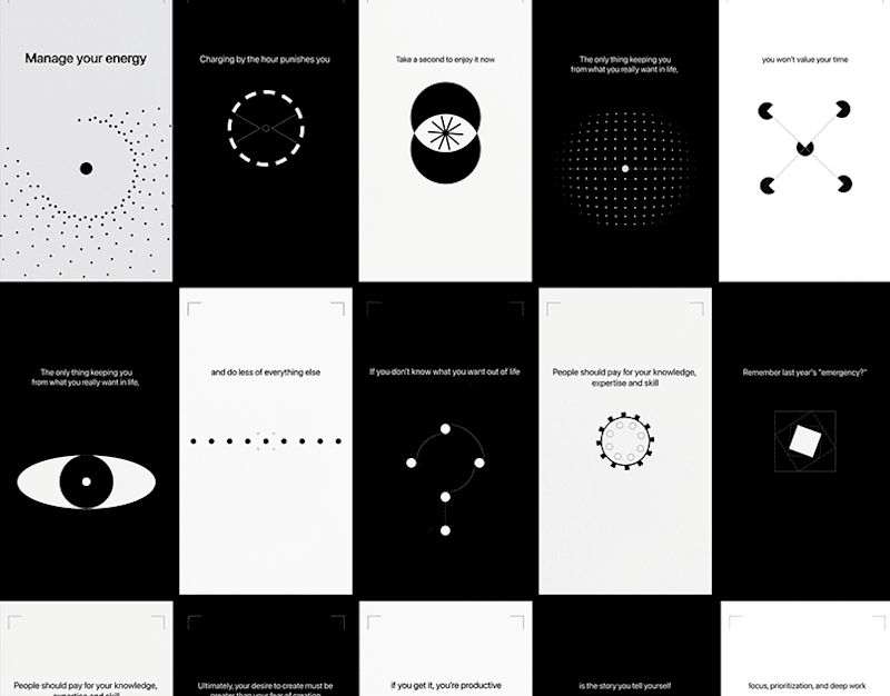 Cover image for Minimalistic animations series