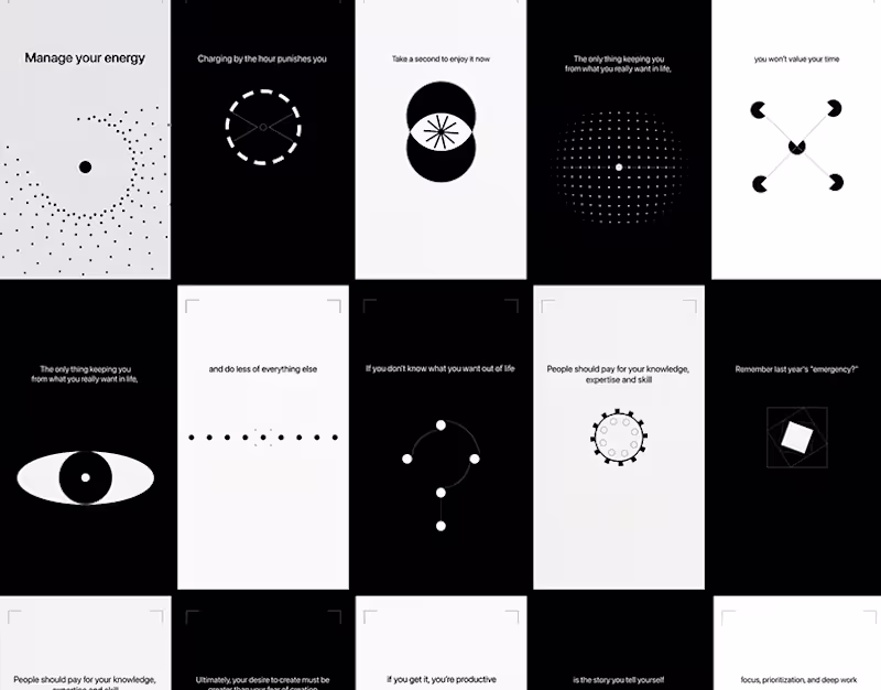 Cover image for Minimalistic animations series