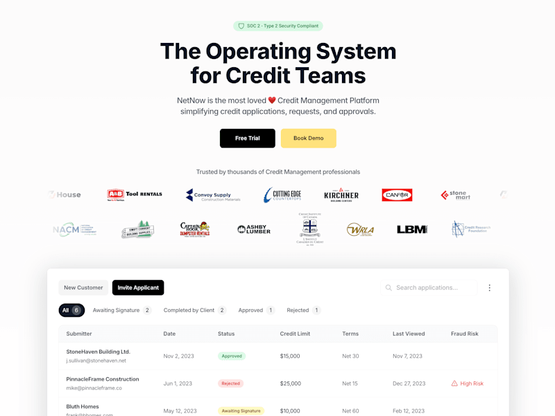 Cover image for NetNow - Credit Management System