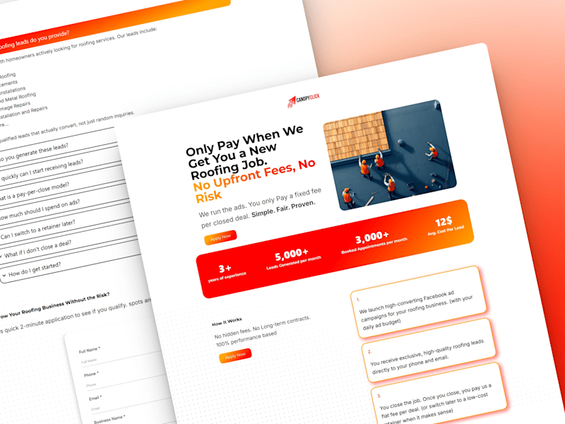 Cover image for CanopyClick Landing Page