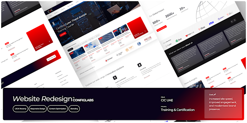 Cover image for CIC Website Redesign