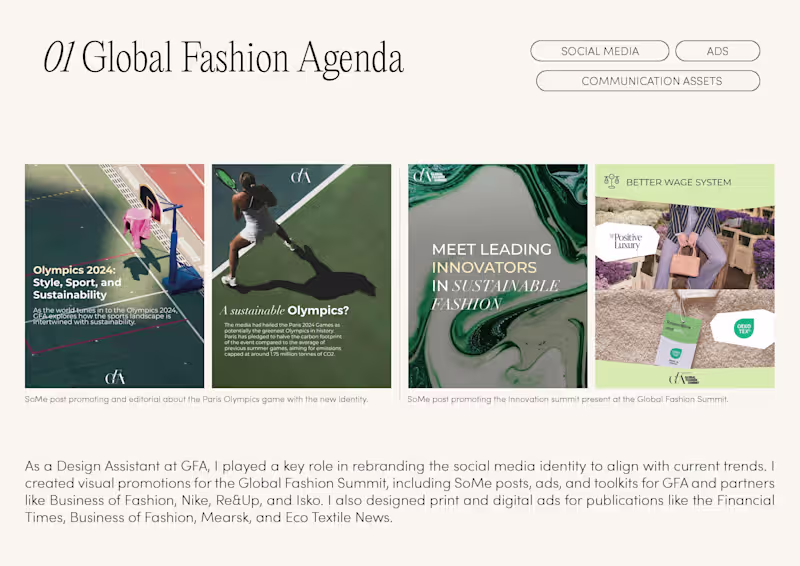 Cover image for Social Media Posts and Ads made during my time at Global Fas...