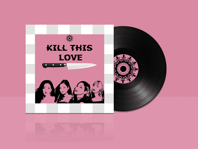 Cover image for "Black Pink" Record Album Redesign