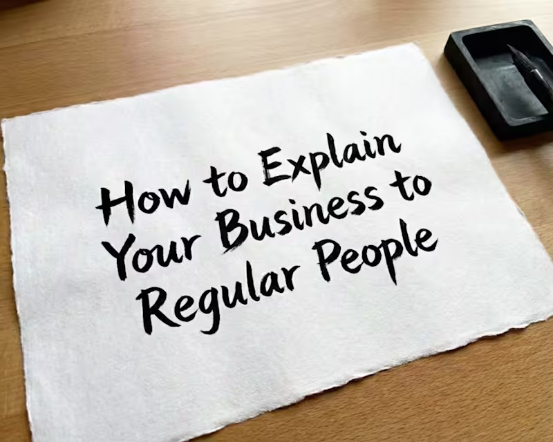 Cover image for Explain Your Brand to Regular People and Investors