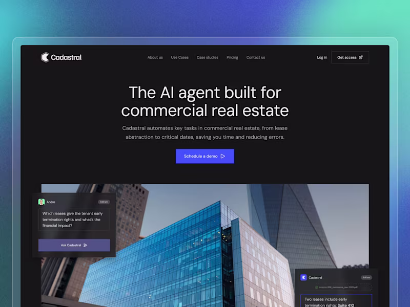 Cover image for Cadastral Rebrand and Website Overhaul