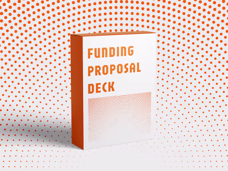 Cover image for Funding proposal deck package 
