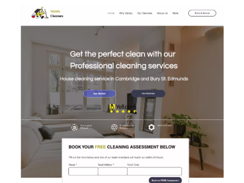 Cover image for Cleaning Services - Web Development 