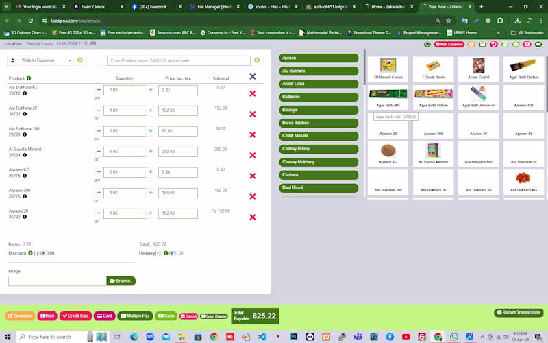 Cover image for I will provide inventory managment CRM erp pos billing software
