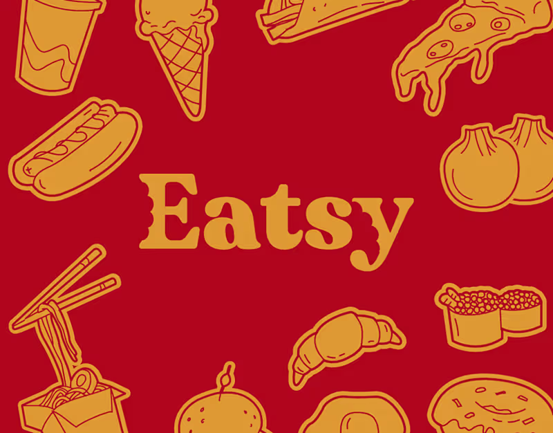 Cover image for UI and Visual Identity Design for Eatsy Food Delivery App
