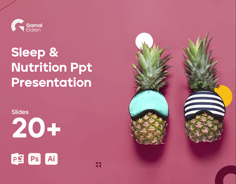 Cover image for Sleep and Nutrition PowerPoint Presentation Design