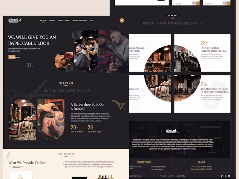 Cover image for Web site design & Landing page design UI/UX Services