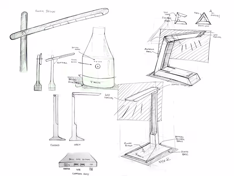 Cover image for The L study lamp :: Behance