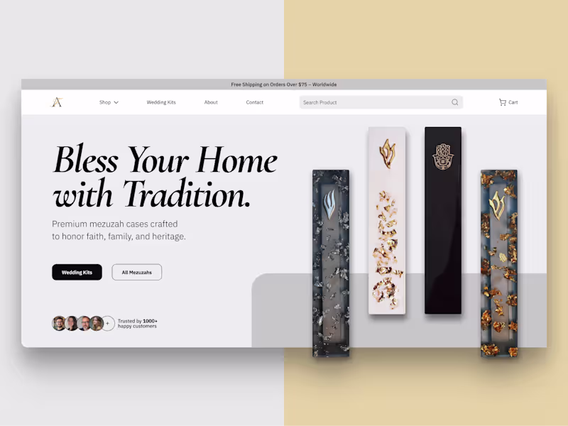 Cover image for I built an e-commerce site for a client who specializes in h...