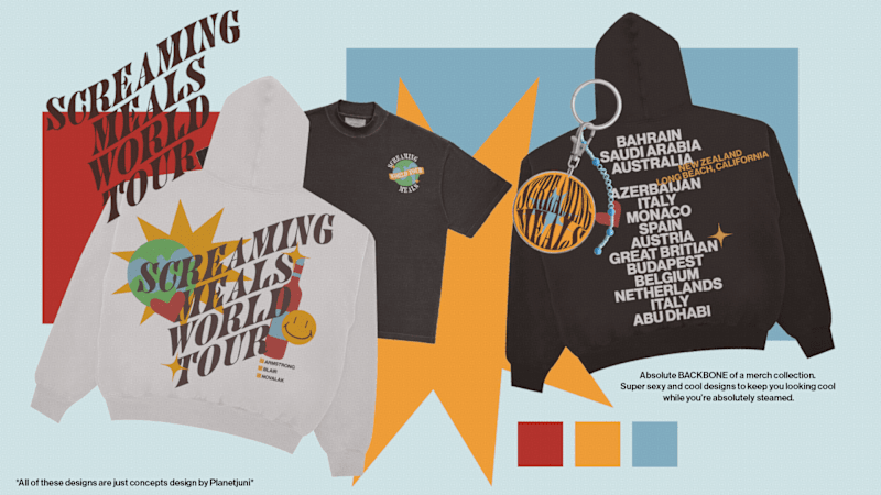 Cover image for Screaming Meals Merch Concepts