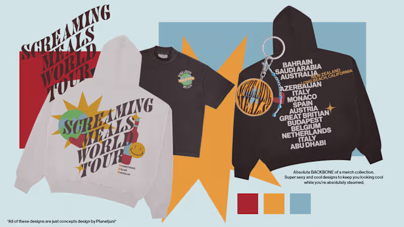 Cover image for Screaming Meals Merch Concepts