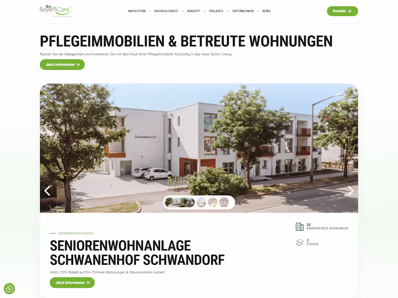 Cover image for Webflow development for a real estate corporate website