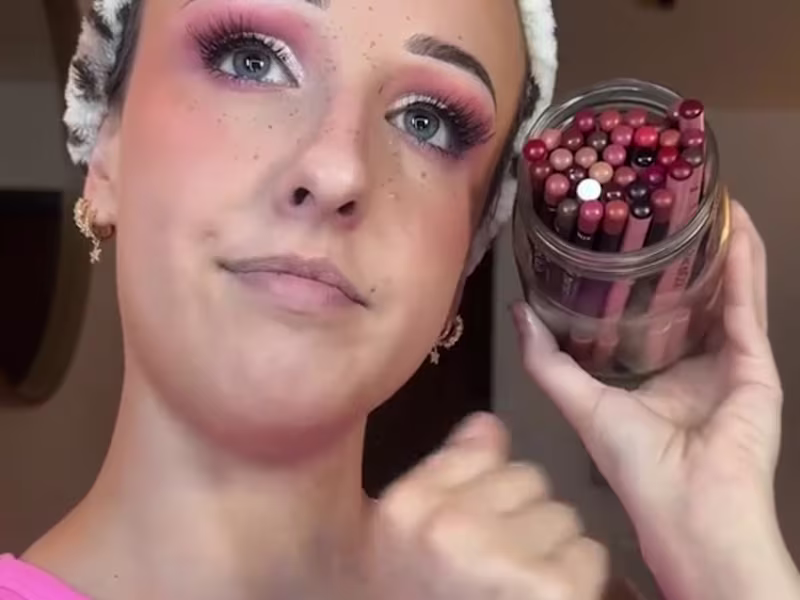 Cover image for Relatable Set Up Lip Liners Demo — Temu Influencer Style