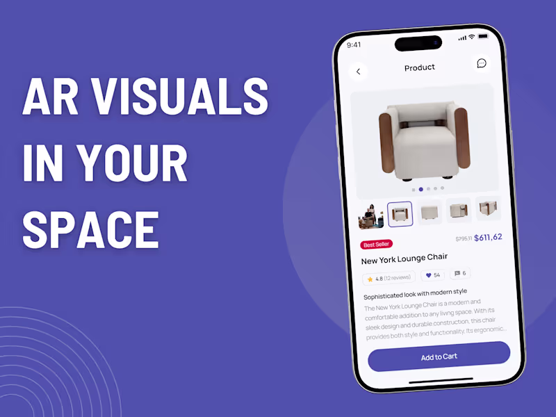 Cover image for FurniSpace AR Furniture E-commerce App
