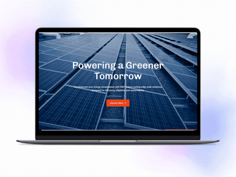 Cover image for IGBT Solar Website Design