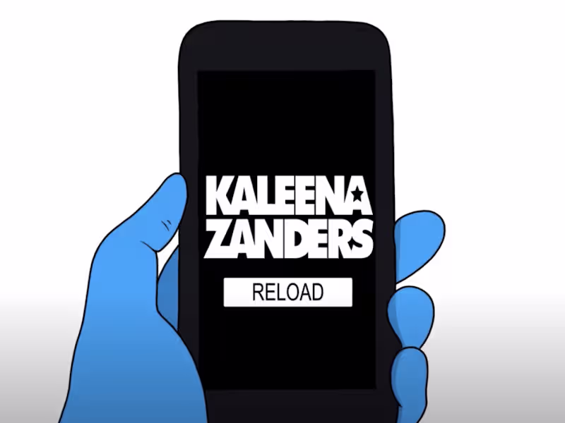 Cover image for RELOAD - OFFICIAL ANIMATED MUSIC VIDEO - KALEENA ZANDERS