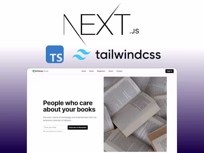 Cover image for Next.js Frontend Development
