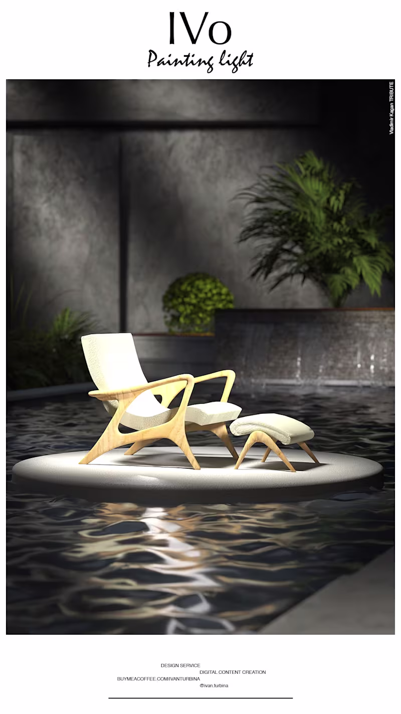 Cover image for Tribute to Vladimir Kagan: A 3D Design Journey