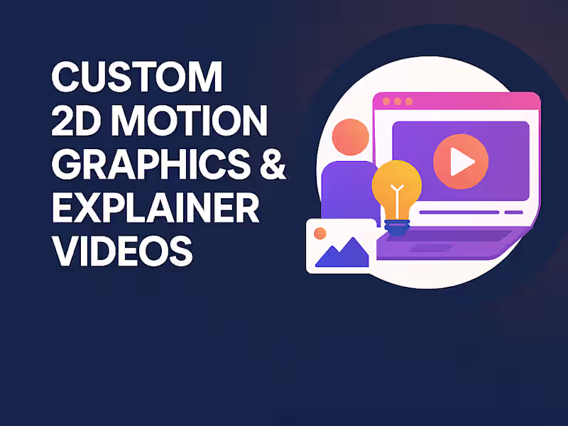 Cover image for  High-Impact Motion Design | Explainer Videos | Branding Visuals