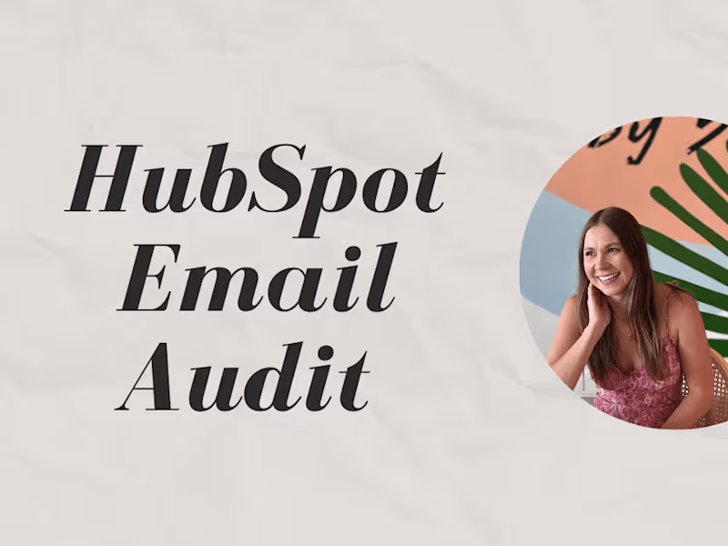 Cover image for HubSpot Email Workflow Audit 