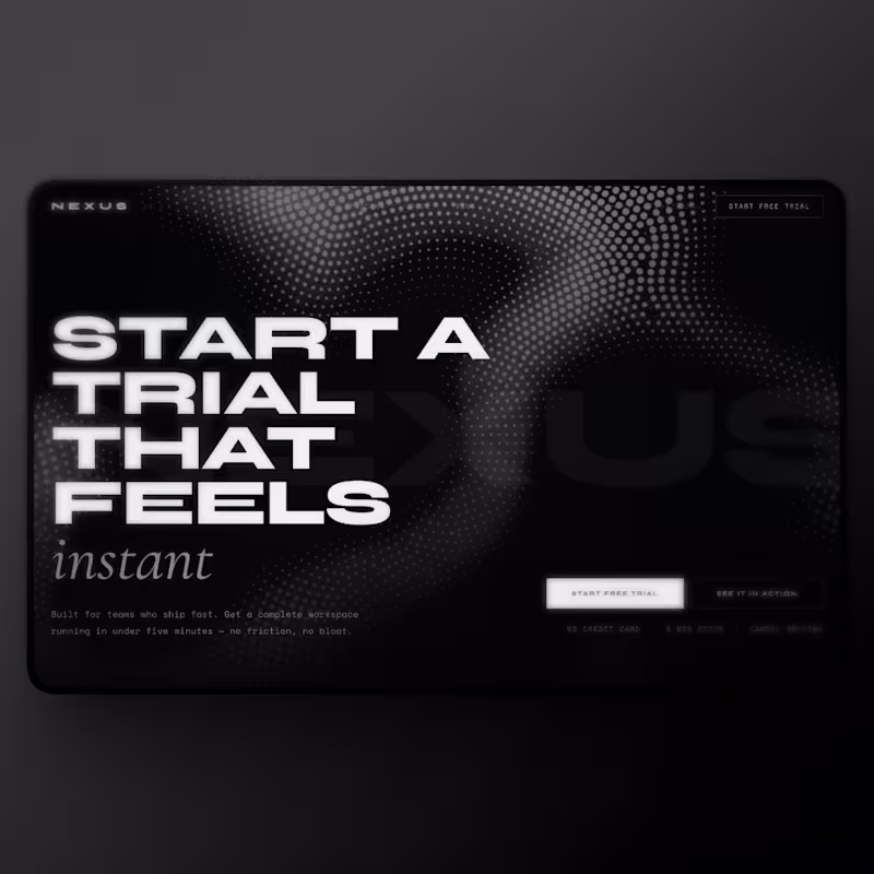 Cover image for Conversion-focused SaaS landing page template