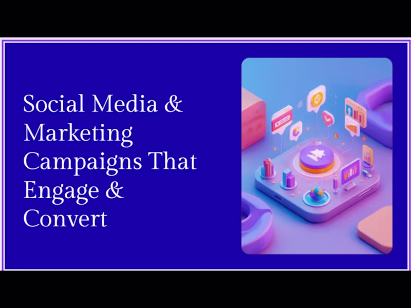 Cover image for Social Media & Digital Campaigns