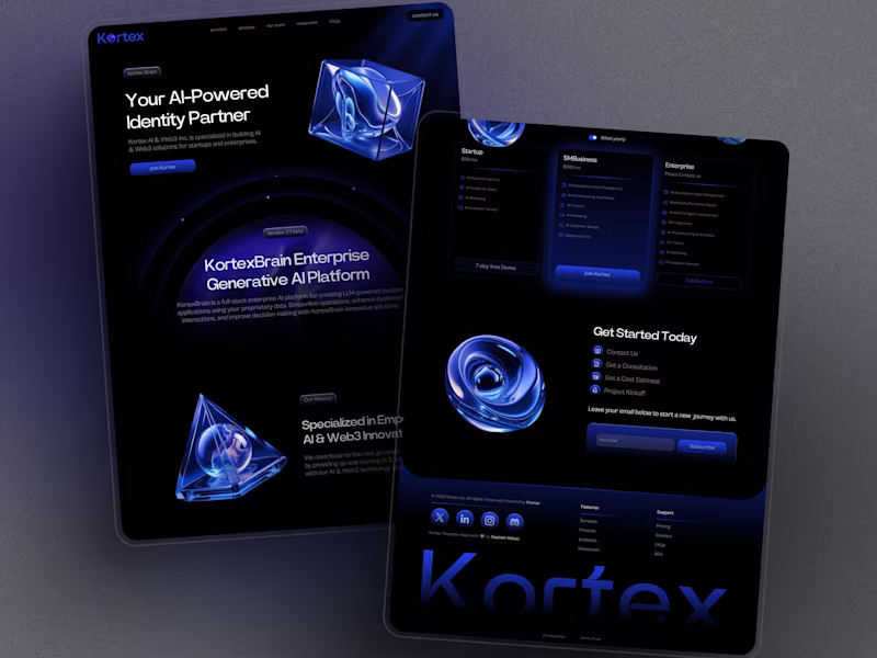 Cover image for Multi Page Website Design and Development ✧Framer✧