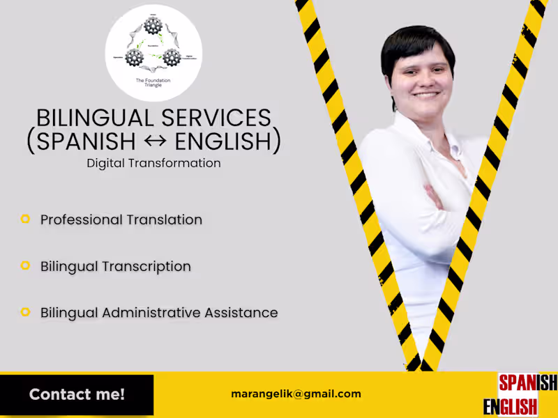 Cover image for Bilingual Services (Spanish ↔ English)