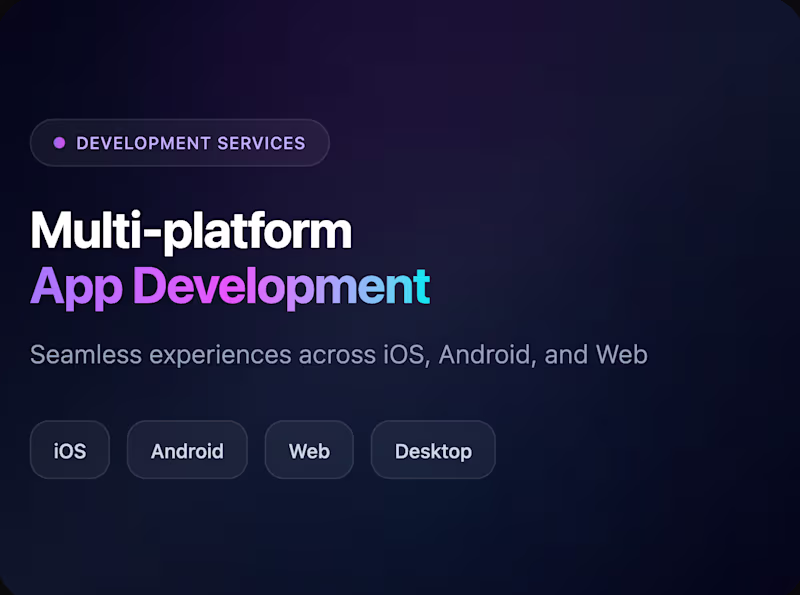 Cover image for Multi-platform App Development