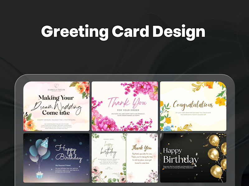 Cover image for Greeting card design
